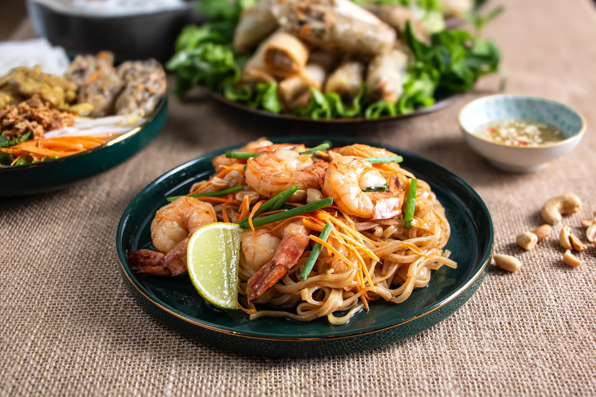 Pad thaï crevettes Mây Kitchen
