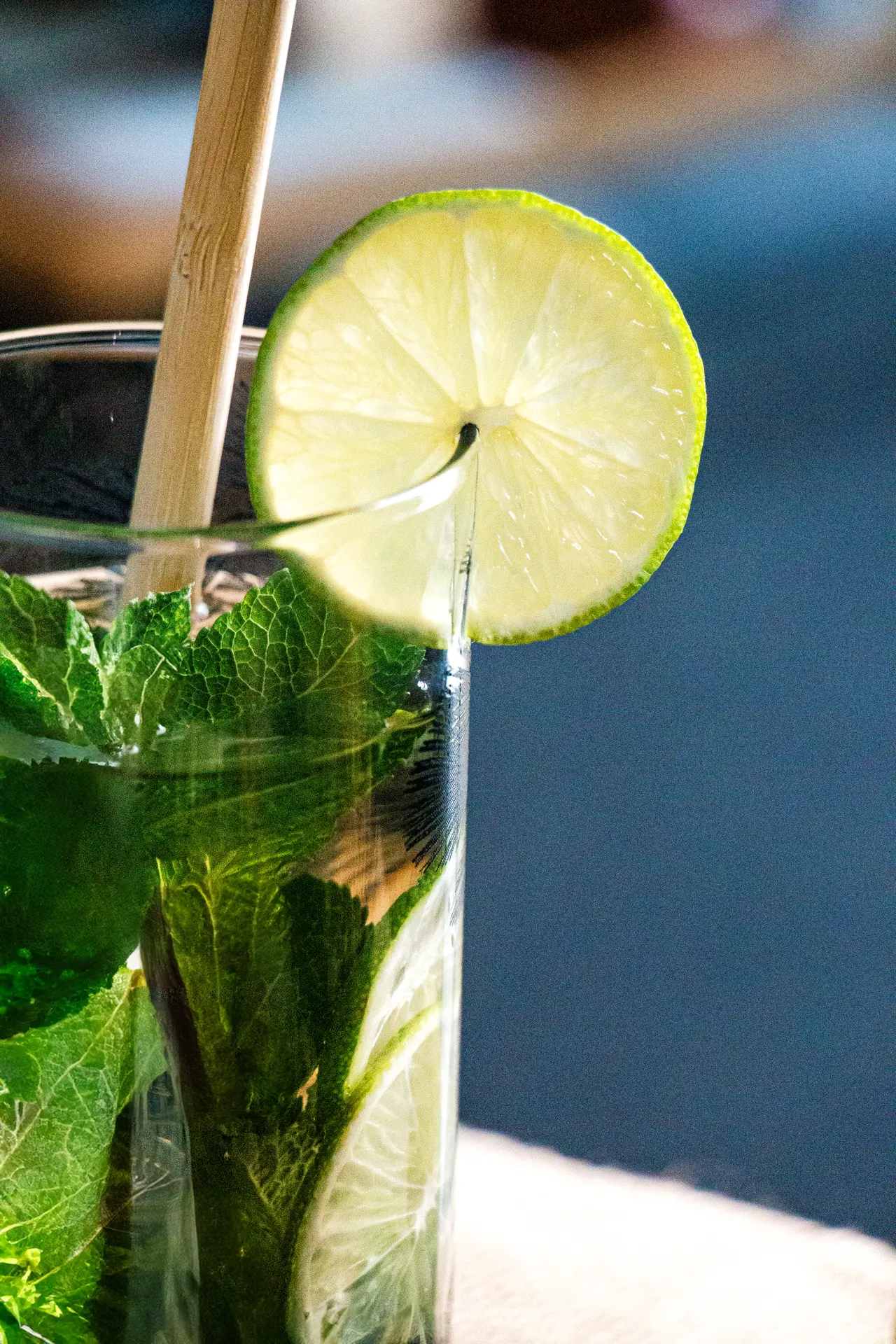 Thé glacé menthe citron