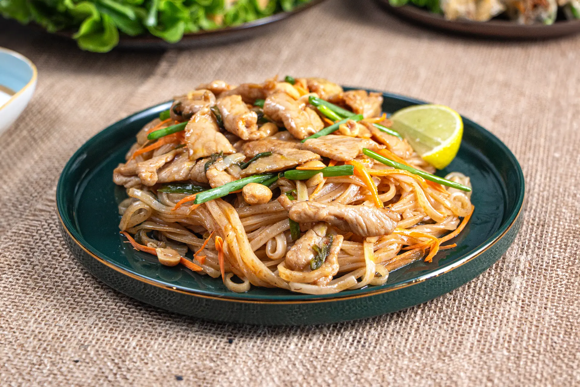 Pad thaï porc